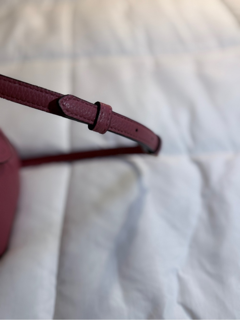 Kate Spade New York Mauve Pink Pebbled Leather Satchel | Triple Compartment - Picture 4 of 7